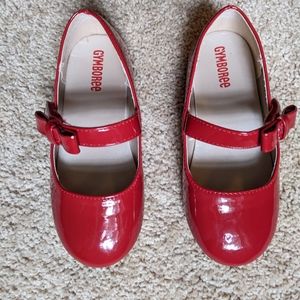 Gymboree girls red Mary Janes shoes